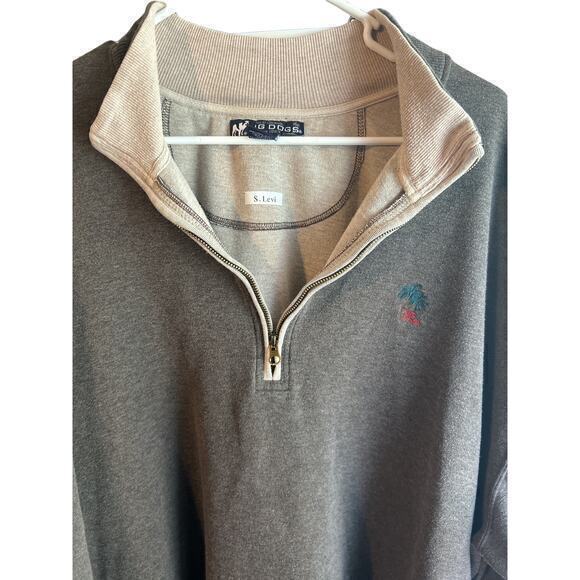 Big Cog Quarter Zip Pu;l;over Gray size 3X - Picture 2 of 5